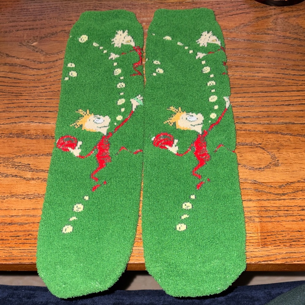 Men's How the Grinch Stole Christmas Cozy Socks - 6-12